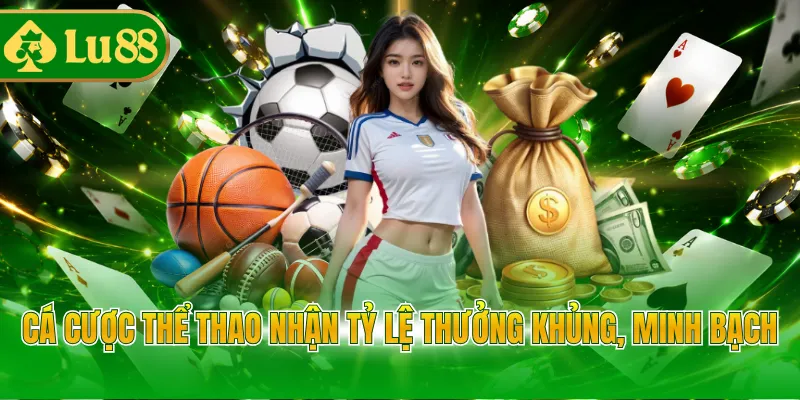 Cá cược thể thao nhận tỷ lệ thưởng khủng, minh bạch