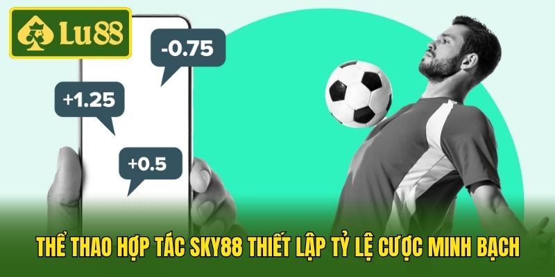 Thể thao hợp tác Sky88 thiết lập tỷ lệ cược minh bạch